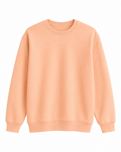 Custom Women Sweatshirt - Solid Color - Personalized Crewneck
