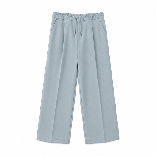 Custom Boys Wide Trouser - Solid Design Personalized Bottoms