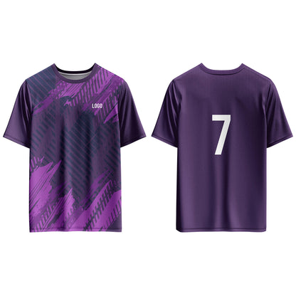 Custom Soccer T-Shirt – Gradient Tyre Pattern – Personalized T-Shirt