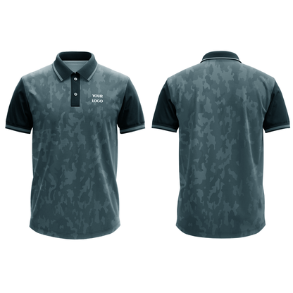 Custom Polo T-Shirt – Camouflage Design Personalized Polo