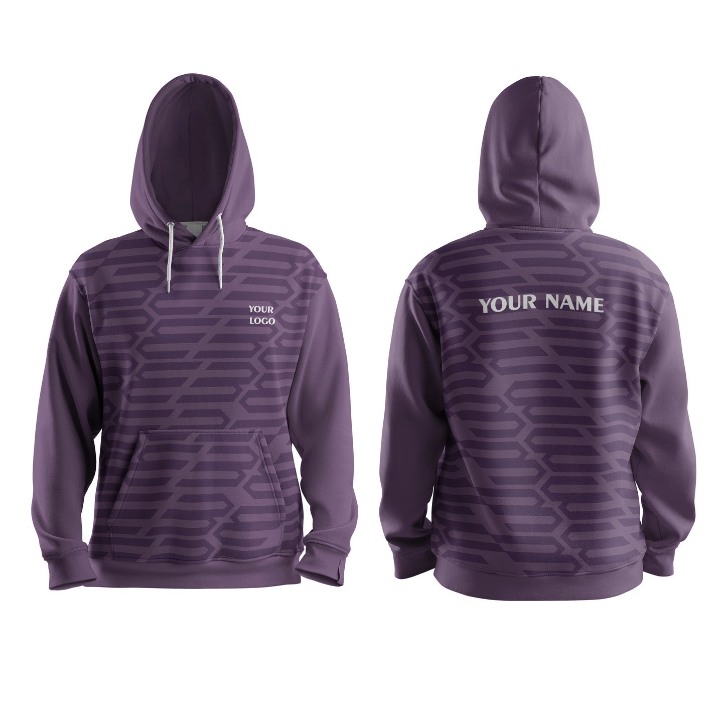 Custom Hoodie – Geometrical Design - Personalized Pullover