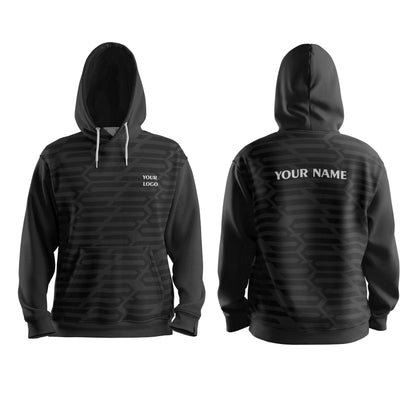 Custom Hoodie – Geometrical Design - Personalized Pullover