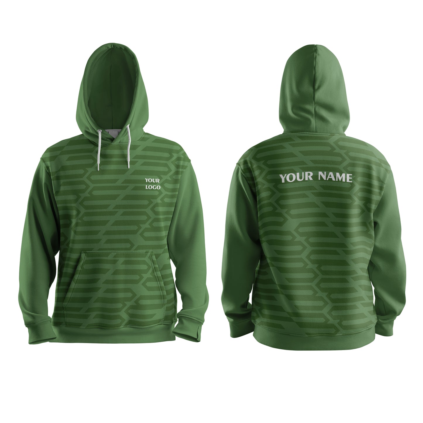 Custom Hoodie – Geometrical Design - Personalized Pullover