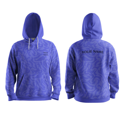 Custom Hoodie – Wave Pattern Design – Personalized Gear