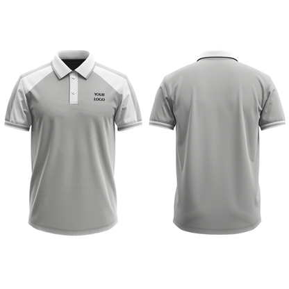 Staff Polos - Raglan White Accent - Personalized Tee