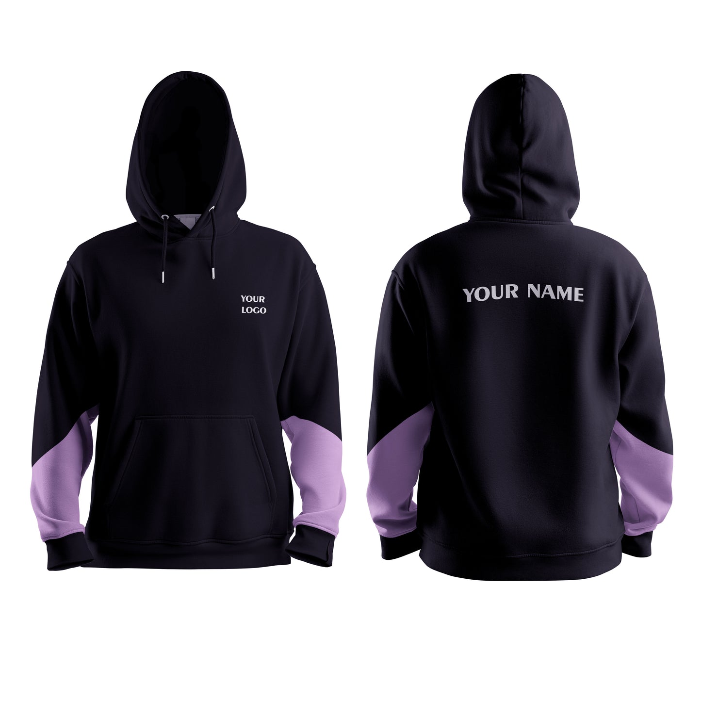 Custom Hoodie- Sleeve Patch Design - Personalized Sweatshirt