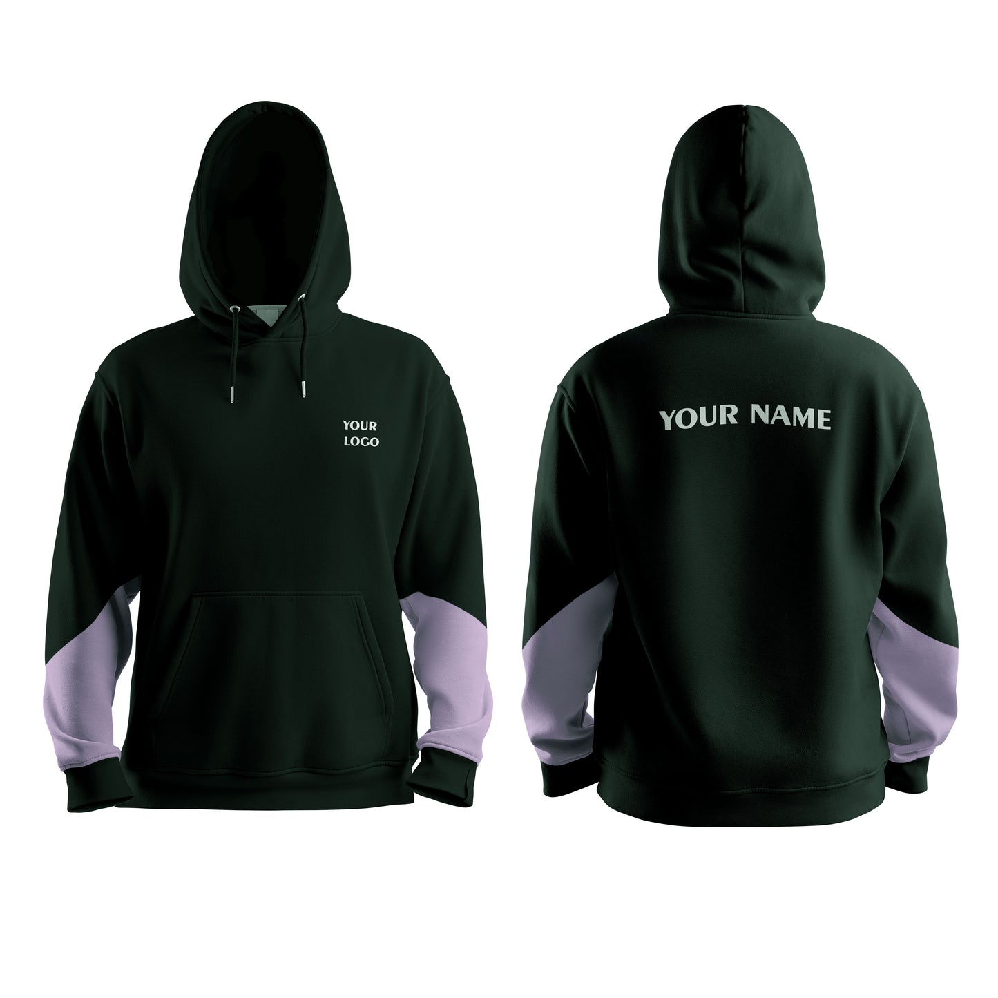 Custom Hoodie- Sleeve Patch Design - Personalized Sweatshirt