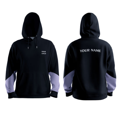Custom Hoodie- Sleeve Patch Design - Personalized Sweatshirt