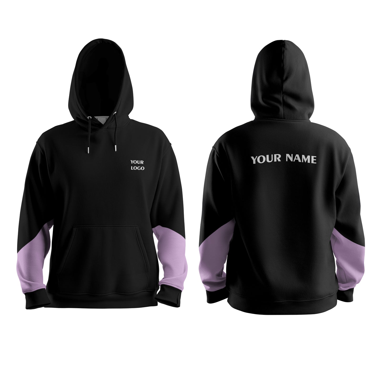 Custom Hoodie- Sleeve Patch Design - Personalized Sweatshirt