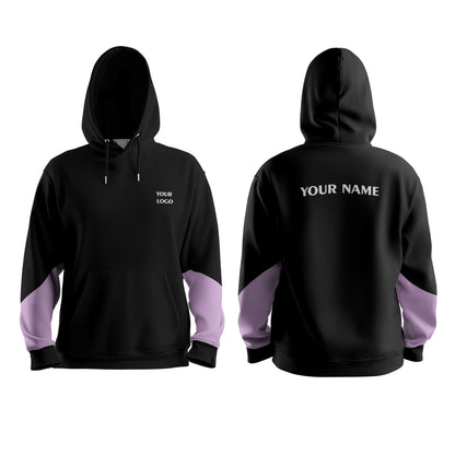 Custom Hoodie- Sleeve Patch Design - Personalized Sweatshirt