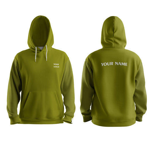 Custom Hoodie - Solid Design - Personalized Pullover