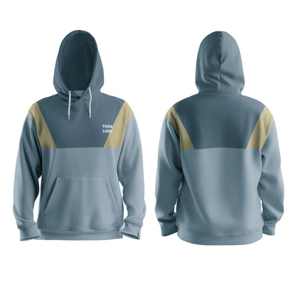 Custom Hoodie - Contrast Panel Design - Personalized Apperal