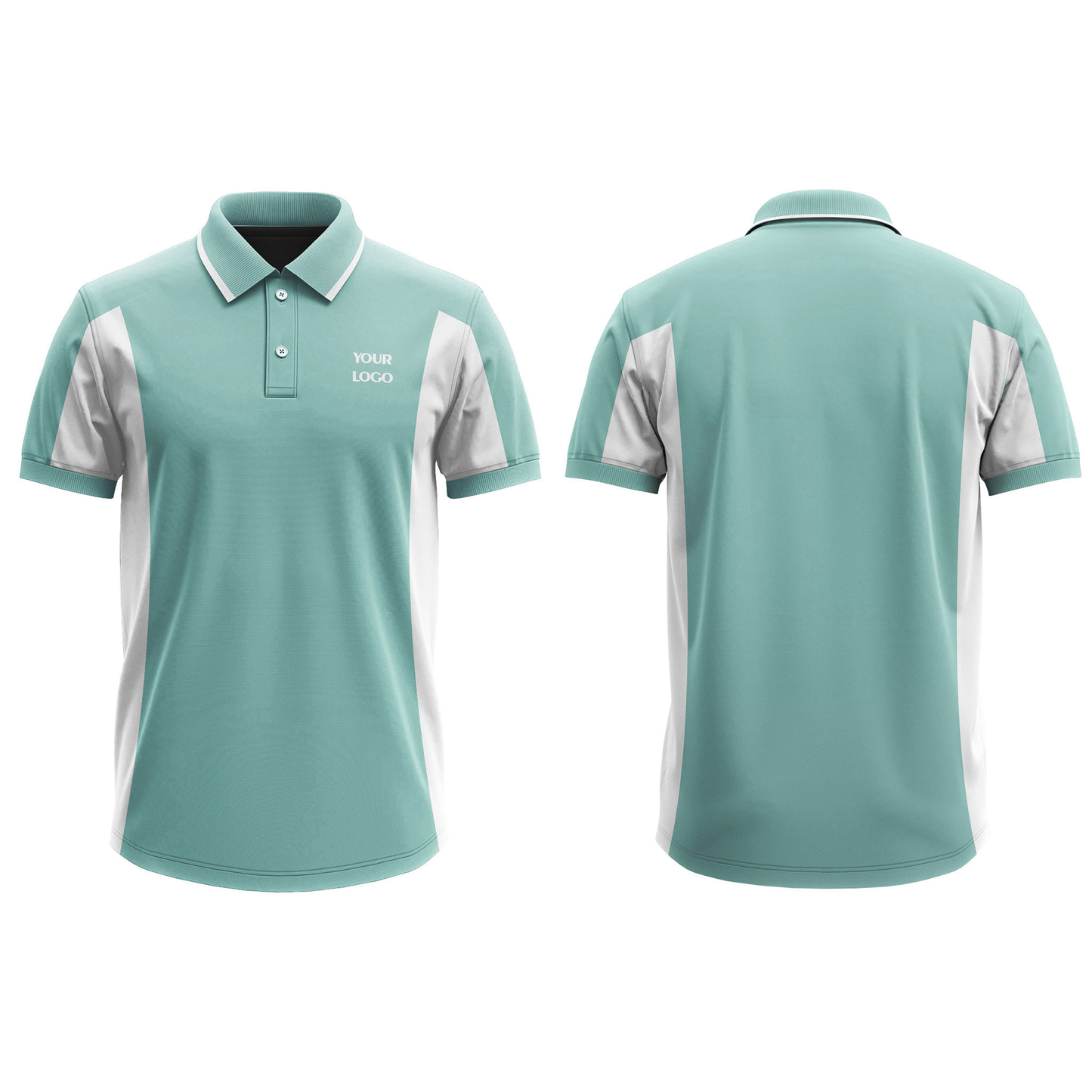 Custom Polo T-Shirt – Raglan Contrast Personalized Tee