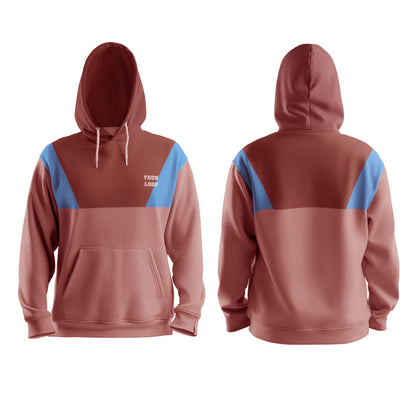 Custom Hoodie - Contrast Panel Design - Personalized Apperal