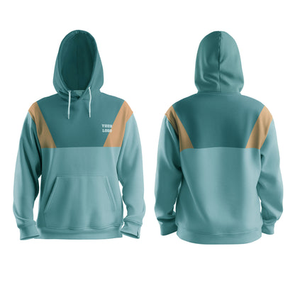 Custom Hoodie - Contrast Panel Design - Personalized Apperal