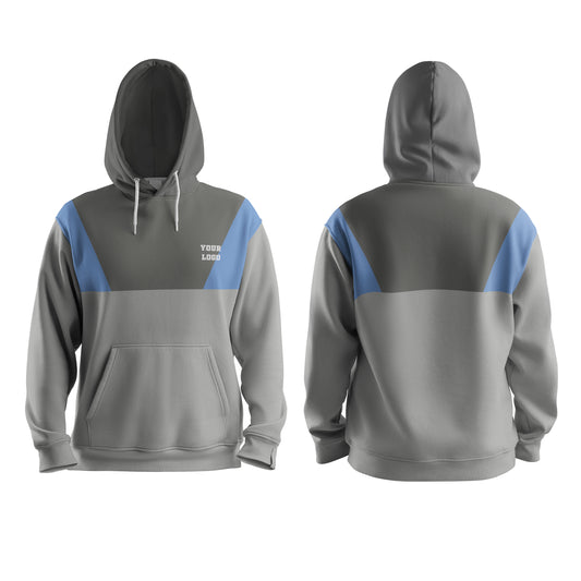 Custom Hoodie - Contrast Panel Design - Personalized Apperal