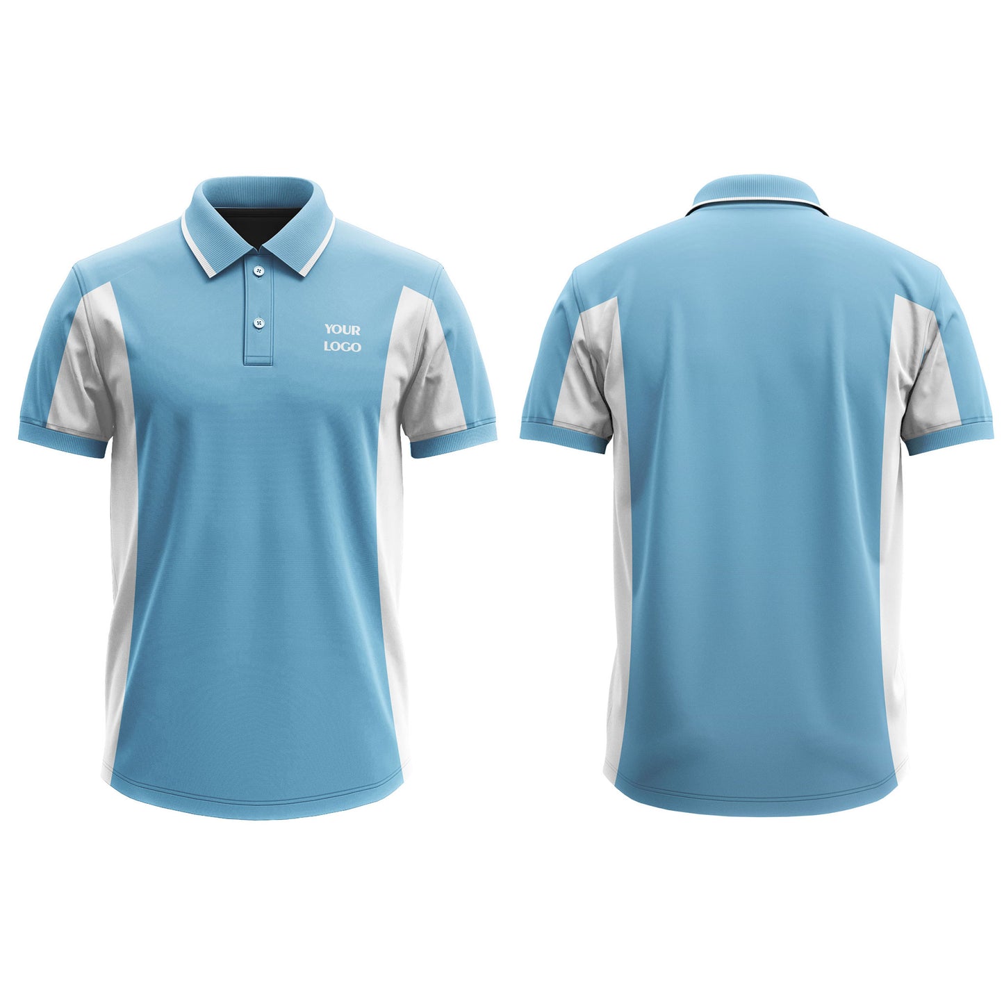 Custom Polo T-Shirt – Raglan Contrast Personalized Tee