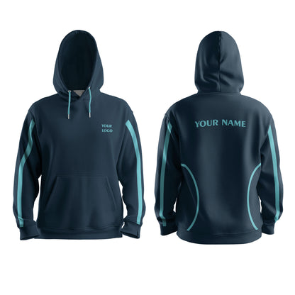 Custom Hoodie - Accent Design - Personalized Pullover