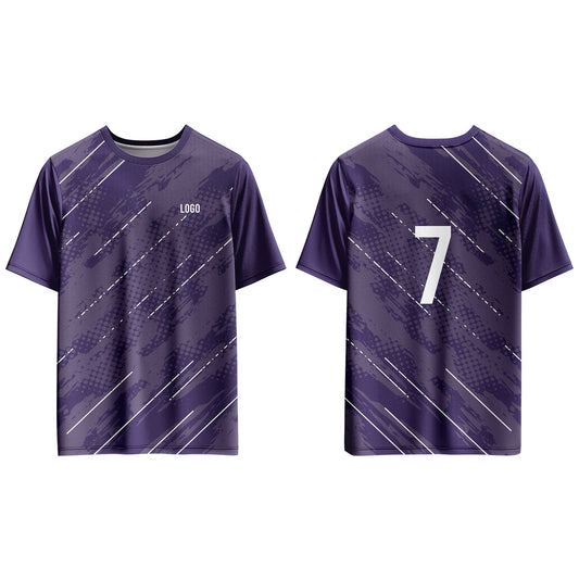 Custom Soccer T-Shirt – Abstract Pattern – Personalized Shirt