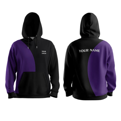 Custom Hoodie – Two-Tone Color Block – Personalized Apparel