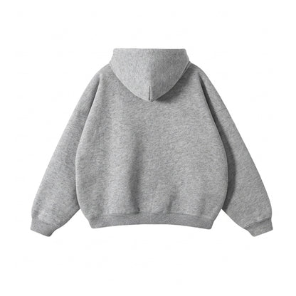 Custom Men Oversized Hoodie - Solid Color Personalized Pullover