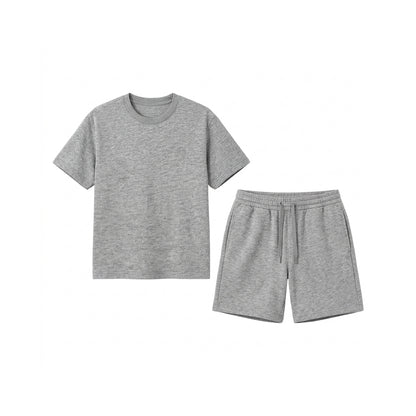 Custom Girls Shorts & Tee Set - Solid Color Personalized Kit