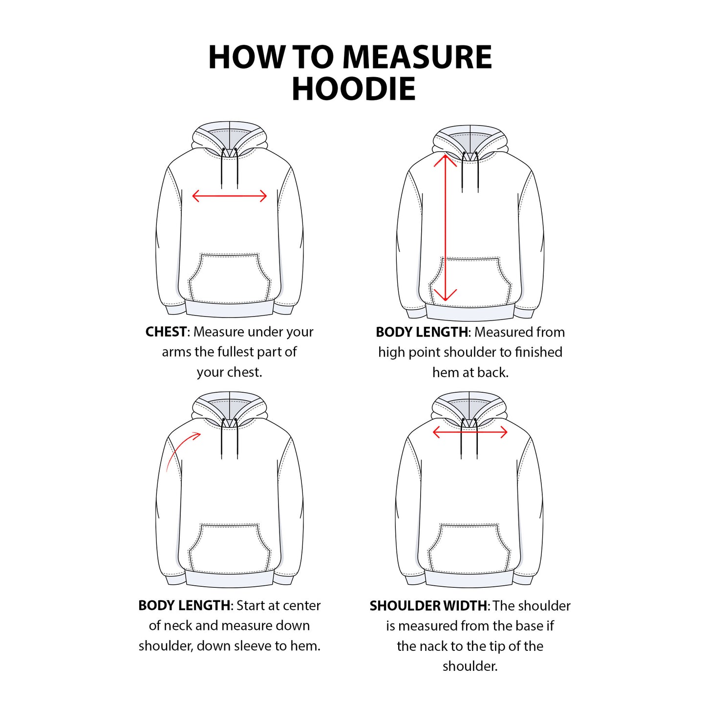 Custom Hoodie - Accent Design - Personalized Pullover