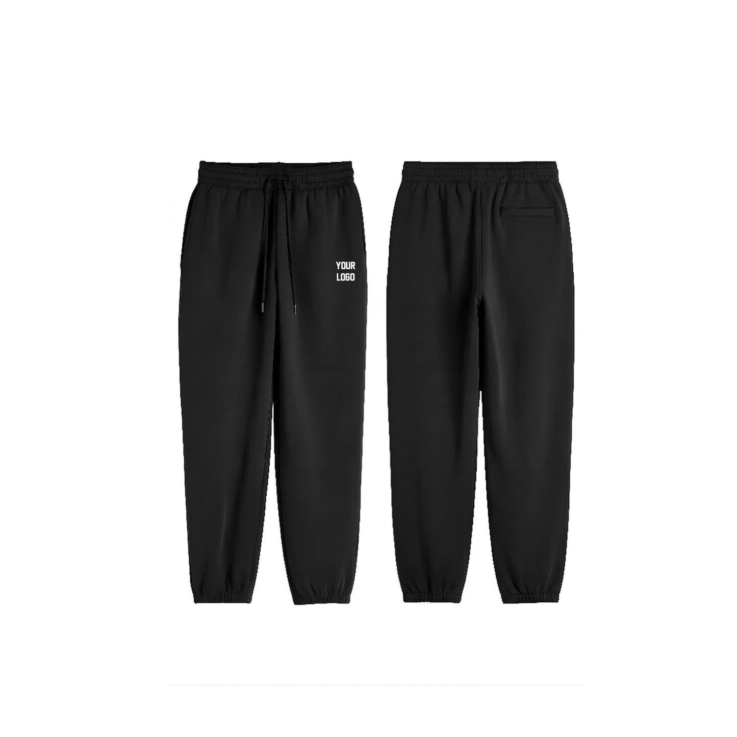 Custom Women Jogger Pants - Solid Design Personalized Pants