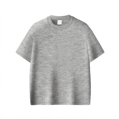 Custom Women Drop Shoulder Tee Solid Color Personalized Top