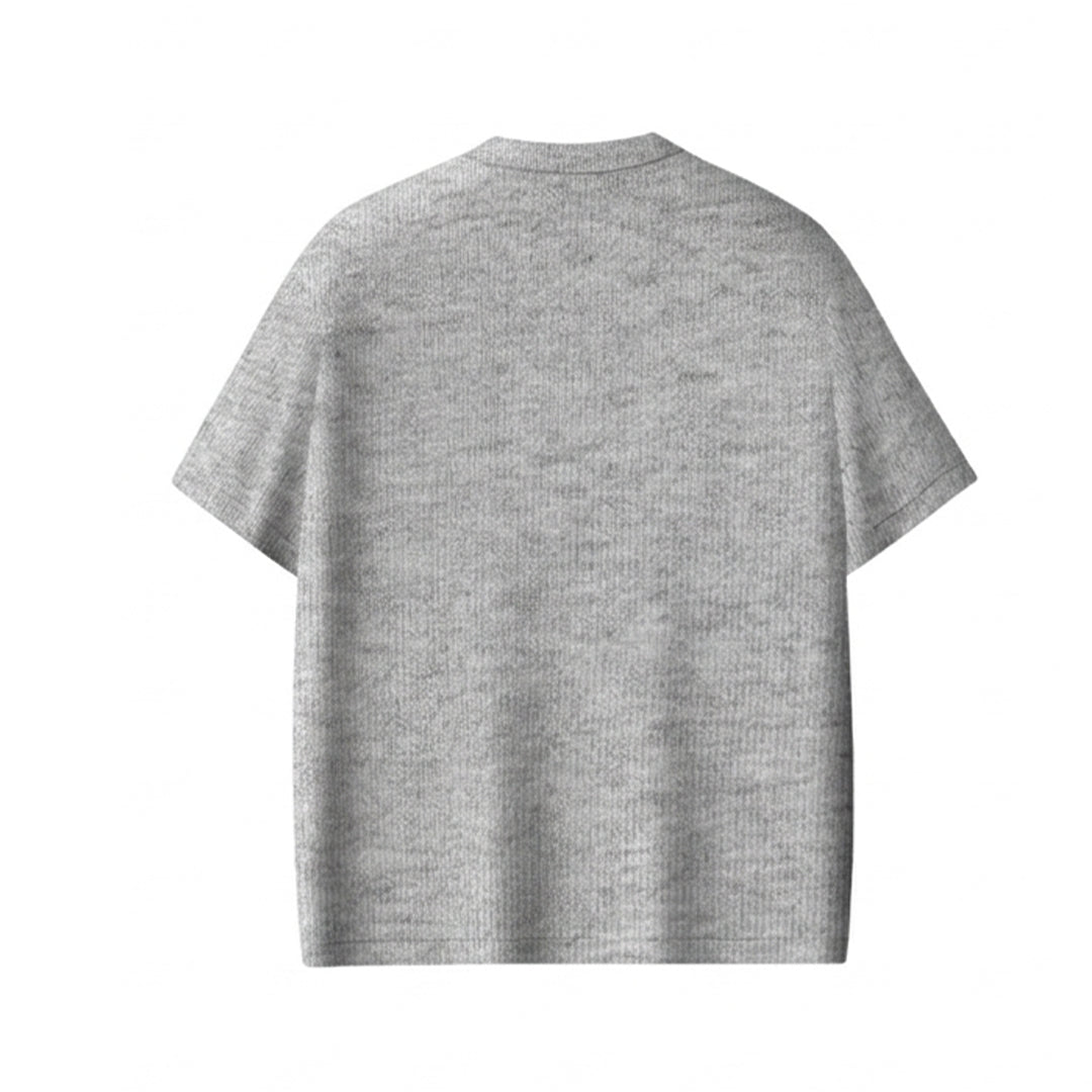 Custom Men Drop Shoulder Tee - Solid Design Personalized Top