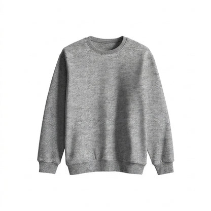 Custom Women Sweatshirt - Solid Color Personalized Crewneck
