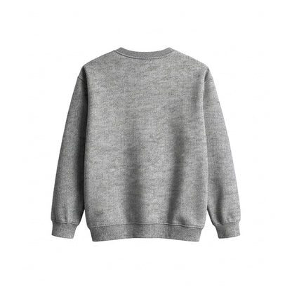 Custom Boys Sweatshirt - Solid Design Personalized Crewneck
