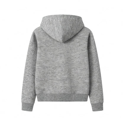 Custom Men Basic Hoodie - Solid Color Personalized Pullover
