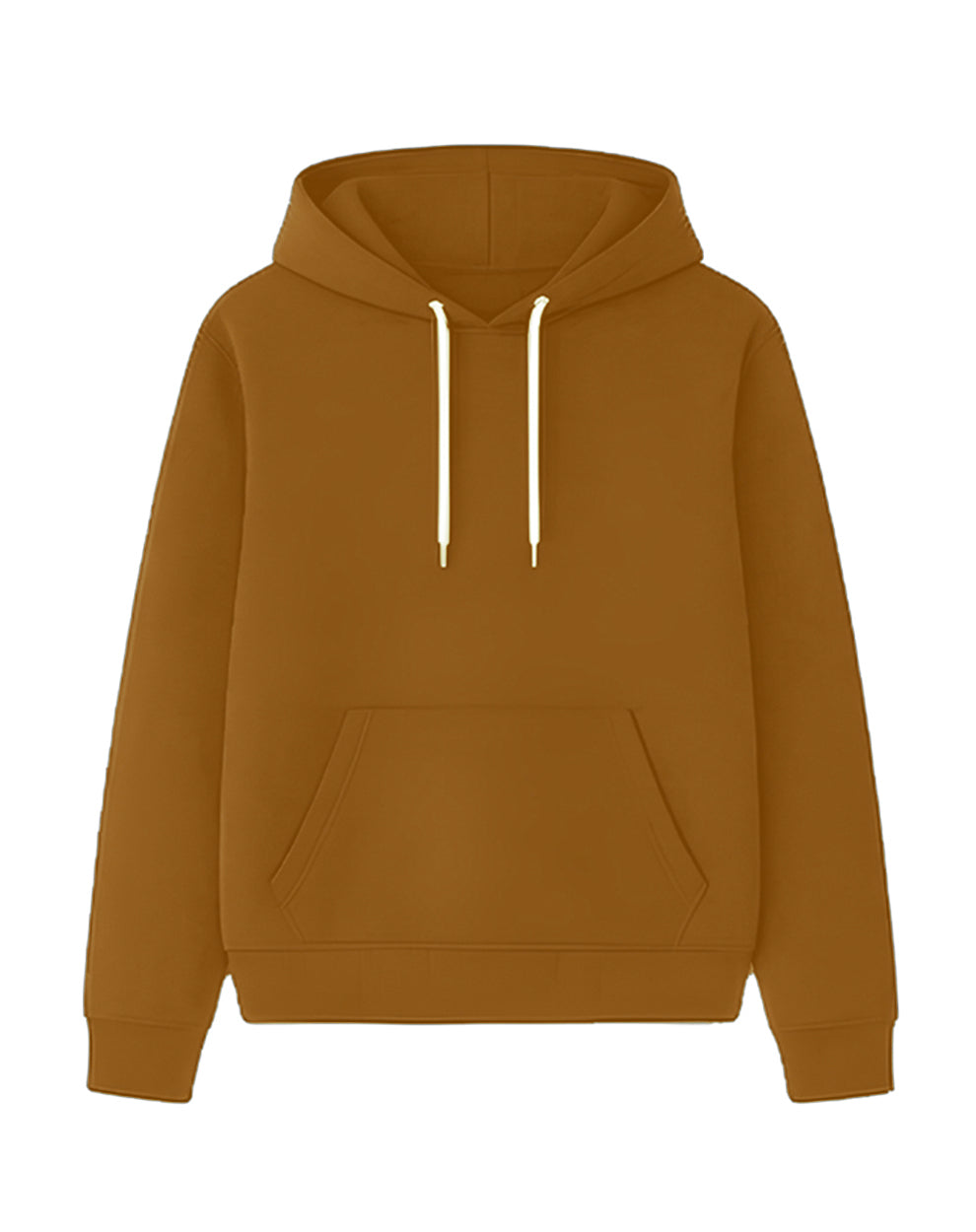 Custom Men Basic Hoodie - Solid Color Personalized Pullover