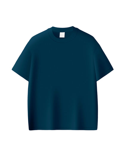 Custom Men Drop Shoulder Tee - Solid Design Personalized Top