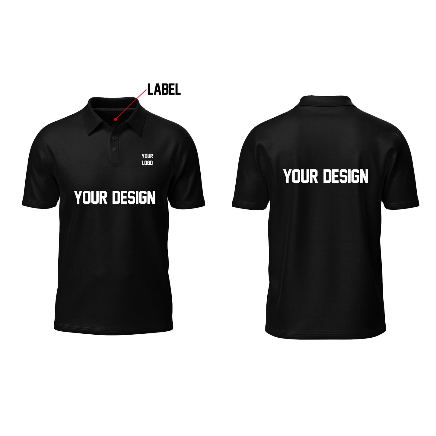 Custom Women Polo - Solid Design - Personalized Gear