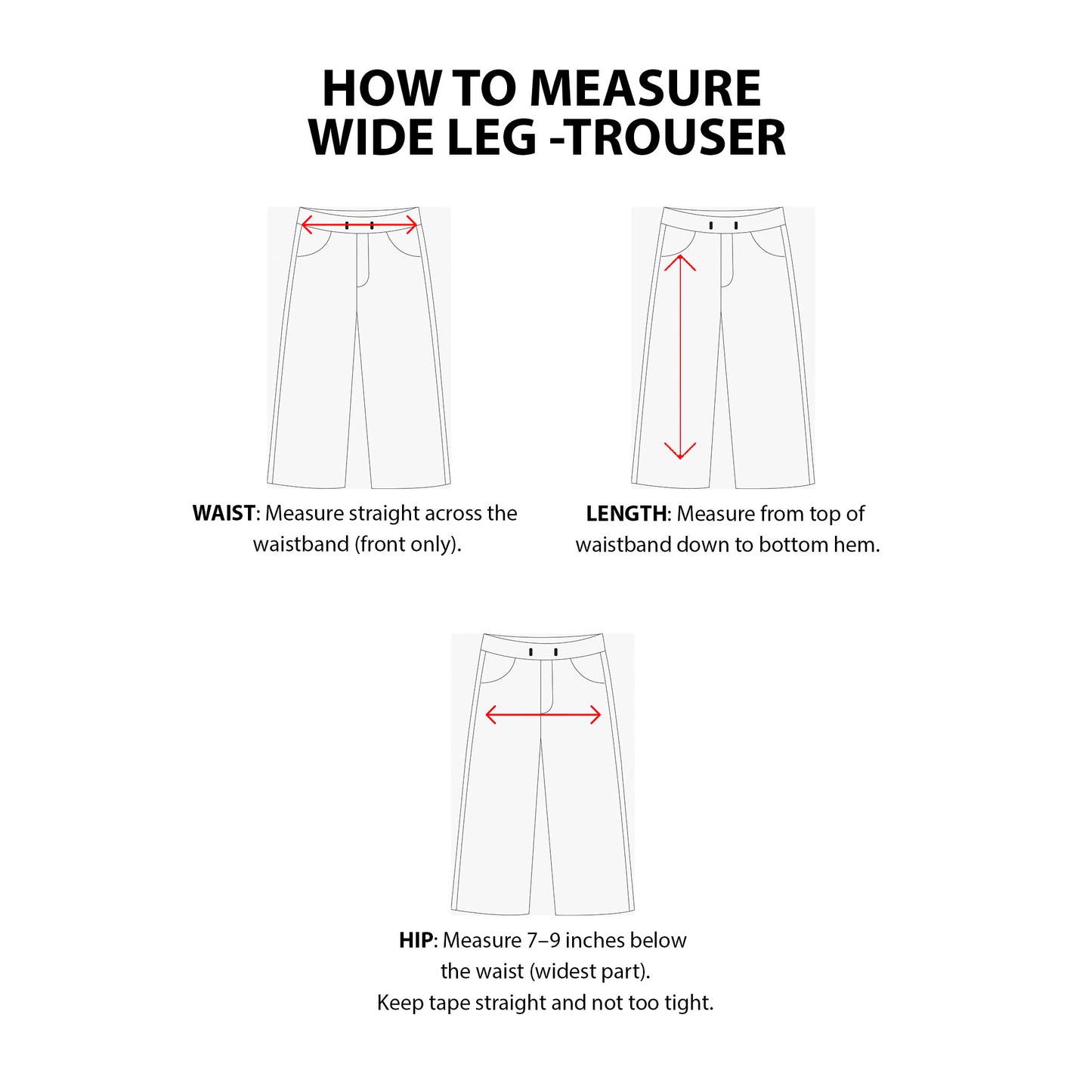 Custom Men Wide Trouser - Solid Design Personalized Bottoms