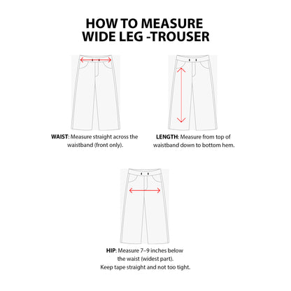 Custom Men Wide Trouser - Solid Design Personalized Bottoms