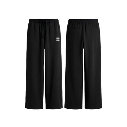 Custom Men Wide Trouser - Solid Design Personalized Bottoms