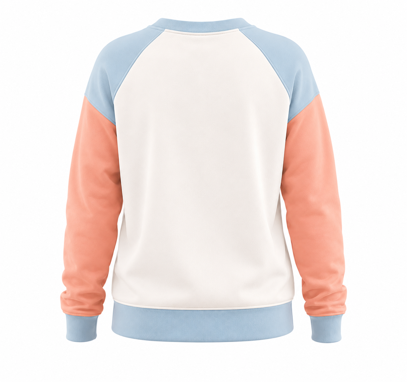 Custom Women Sweatshirt - Contrast Raglan Relaxed Fit - Personalized