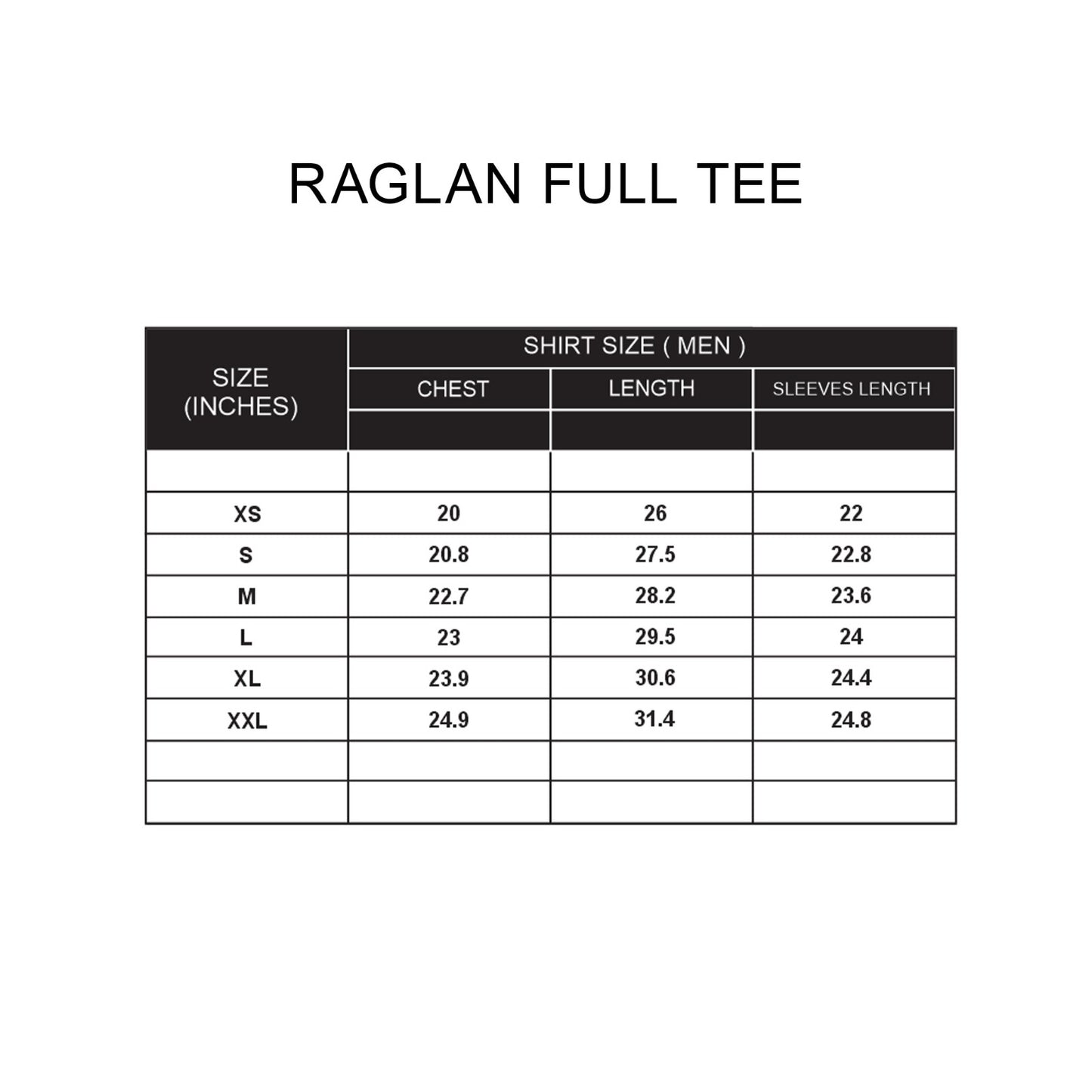 Custom Men Full Sleeves Raglan - Solid Color Personalized Top