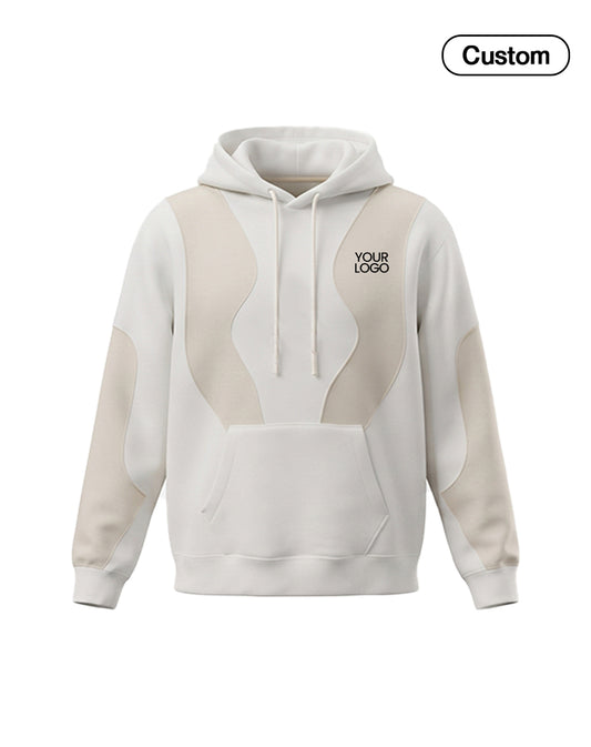 Custom Premium Hoodie - Flowline Panel Design - Personalized