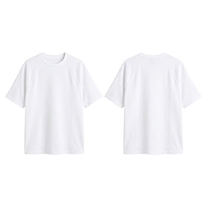 Custom Women Half Sleeves Raglan - Solid Color Personalized Tee