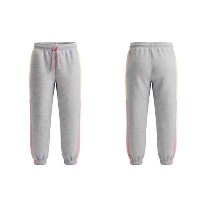 Custom Boys Jogger Pants - Two-Tone Side Panels - Personalized