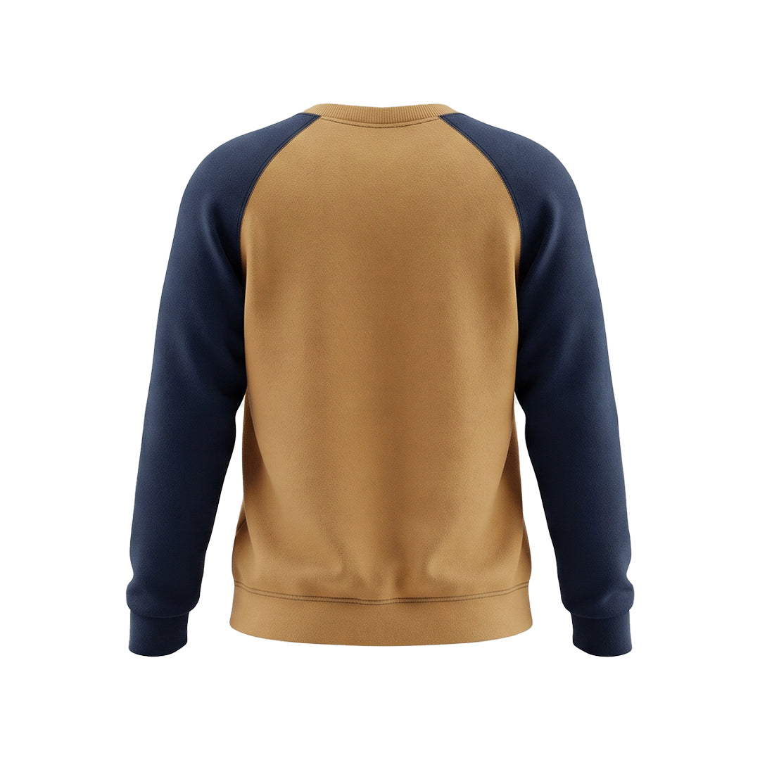 Custom Men Sweatshirt - Classic Raglan Design - Personalized Crewneck
