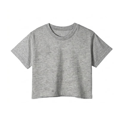 Custom Women Crop-Top - Solid Tone - Personalized Halftee
