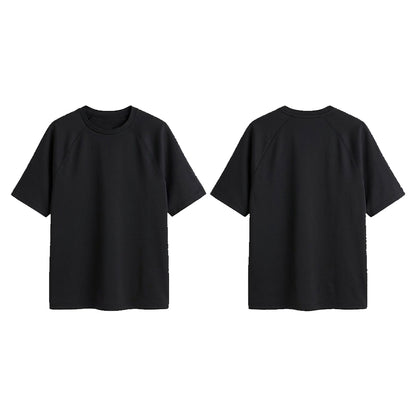 Custom Men Half Sleeves Raglan - Solid Color Design - Personalized Top