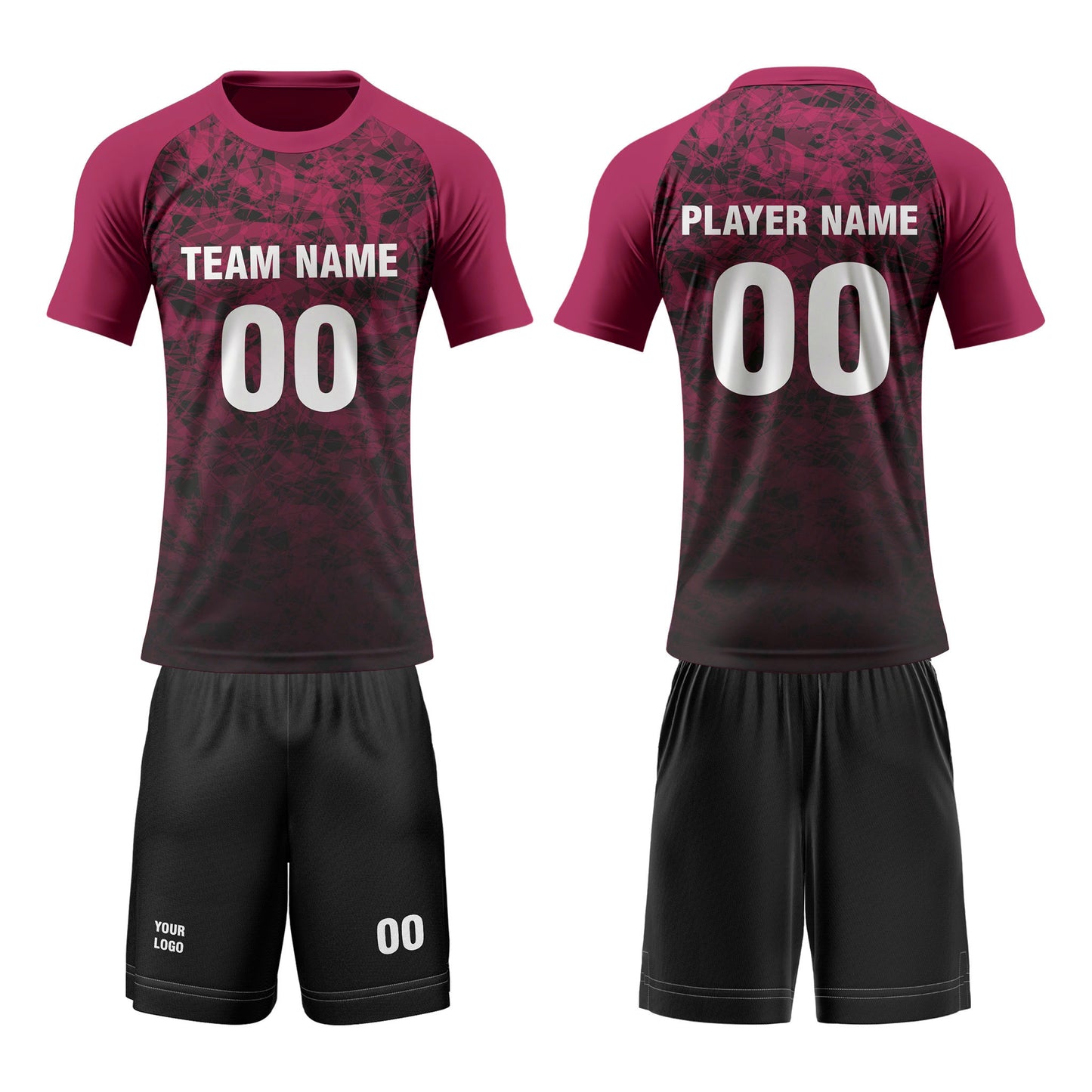 Custom Volleyball Uniform - Gradient Design - Personalized Kit