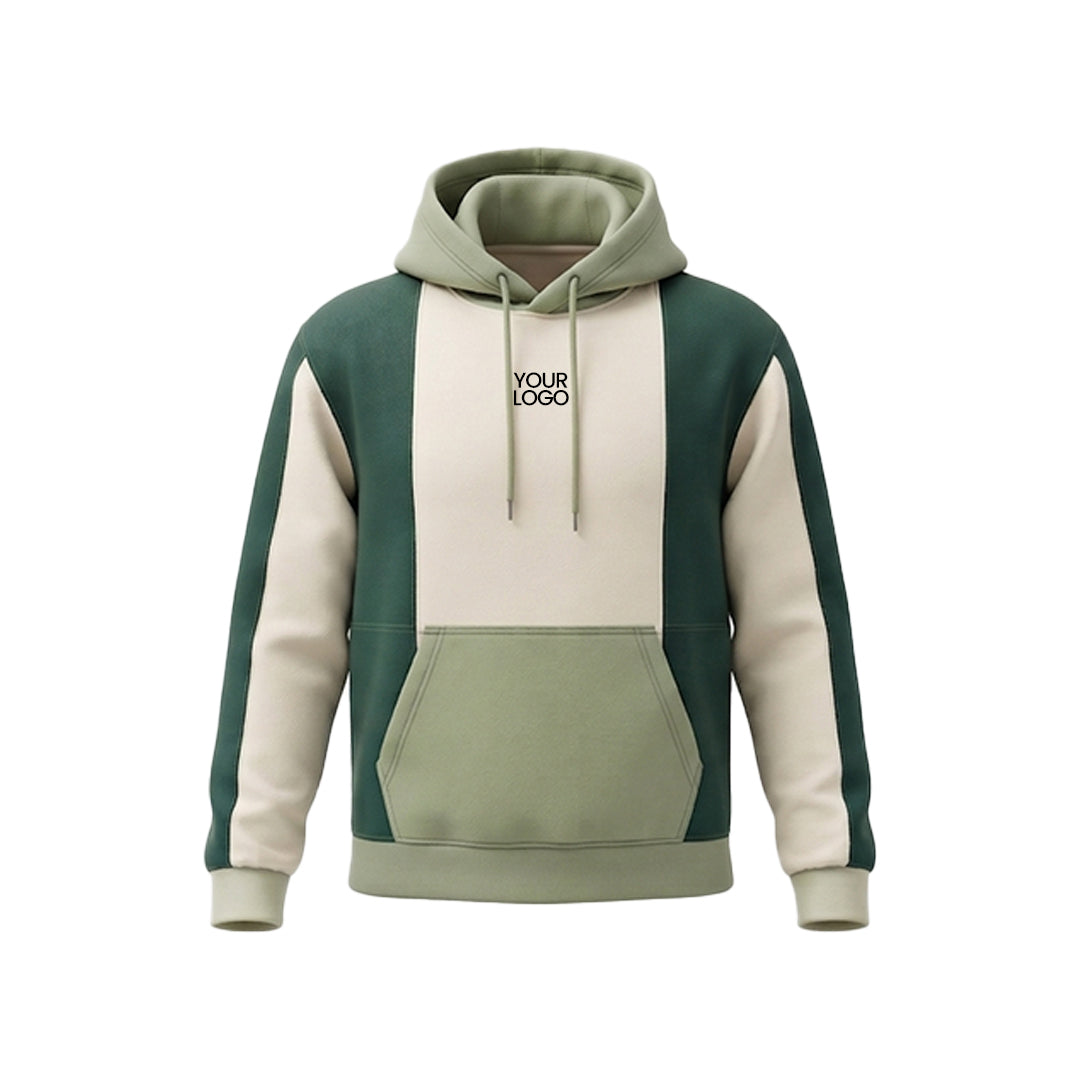 Custom Premium Hoodie - Vertical Center Panel - Personalized