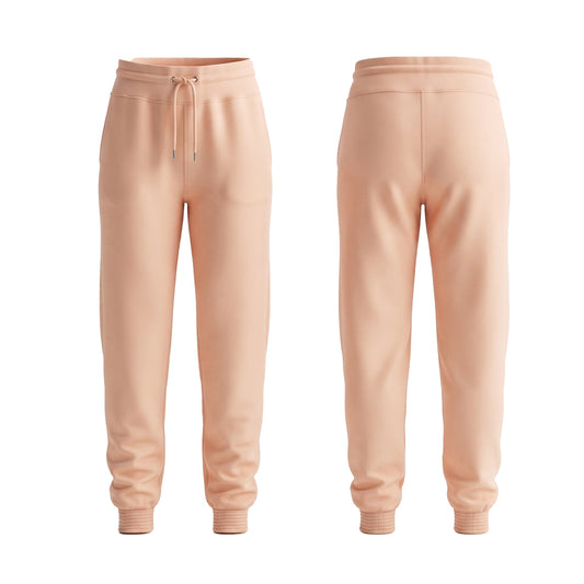 Custom Women Sweat Pants - Ribbed Ankle Cuff - Personalized